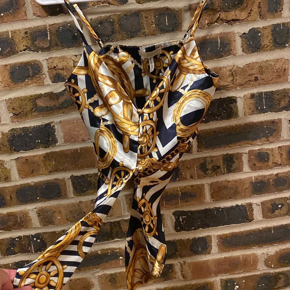 Lurelly made in los angeles silk corset, midriff tie, adjustable straps, W’s S - Picture 4 of 8